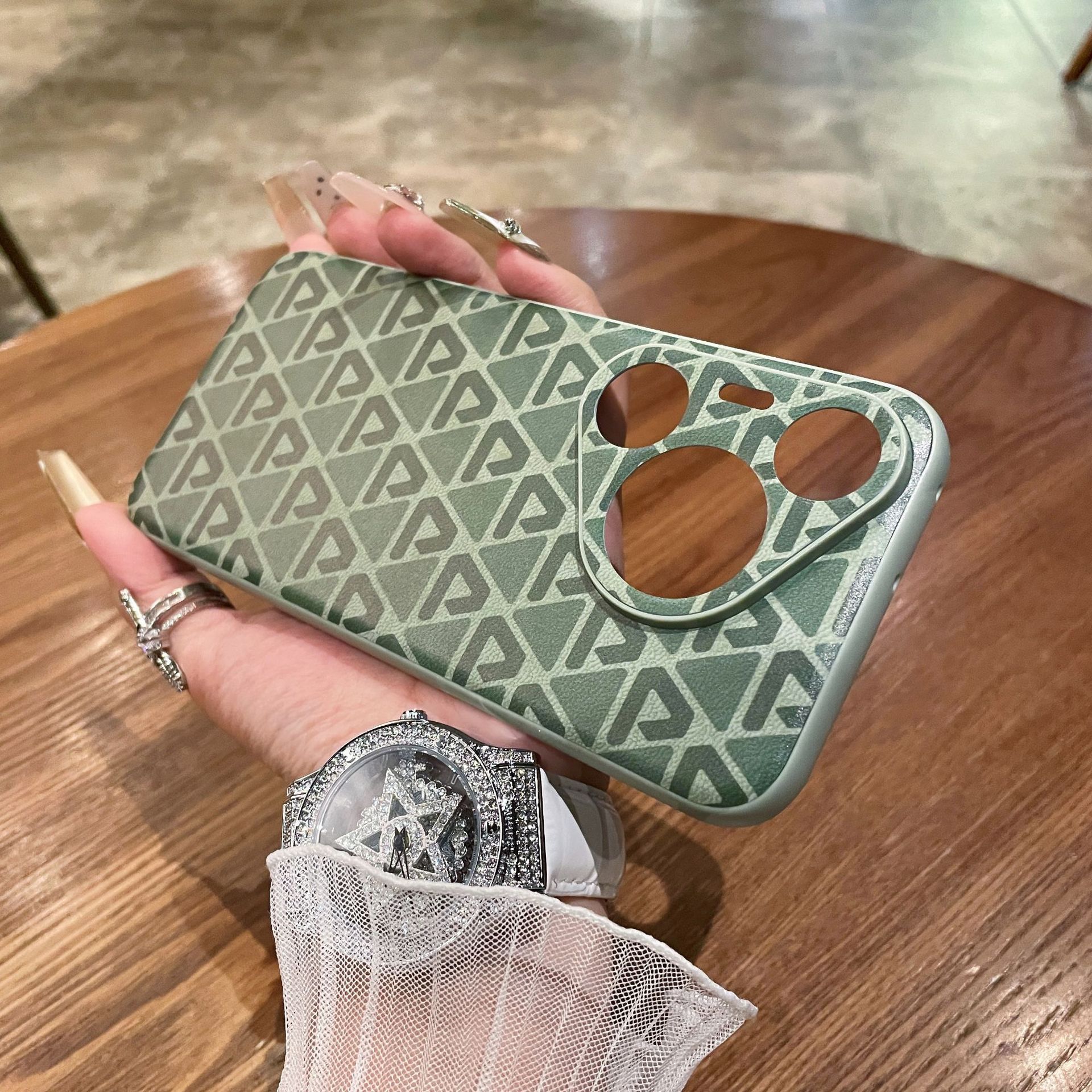 新款彩绘素皮适用华为pura70 ultra手机壳全包镜头防摔pura70护套