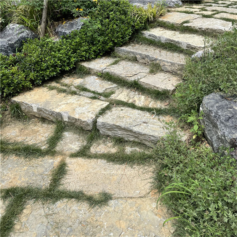 定制铺路老条石 公园花岗岩老石板 广场旧石条踏步石