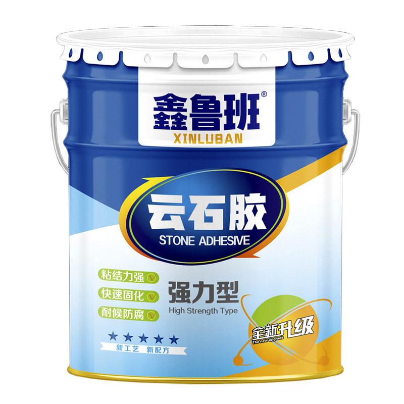 云石胶大理石胶水无缝拼接修补家用瓷砖工程专用石材胶18公斤大桶