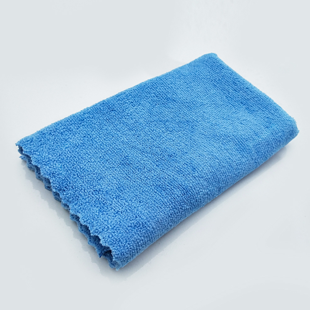 Ultra-Fine Fiber Waxing Car Wash Towel Special Thickened Polishing Towel for Wiping Cars Absorbent Cloth Large Crystal Plated Square Towel