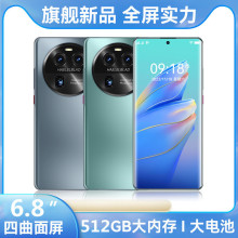 新款正品X80pro曲面屏智能手机5G 全网通工作室抖音直播手机批发