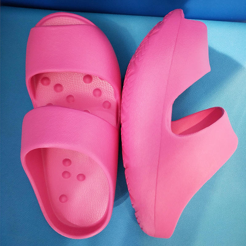 eva日本摇摇拖鞋夏季懒人鞋轻便瑜伽鞋 家居凉拖鞋健身拉筋负跟鞋