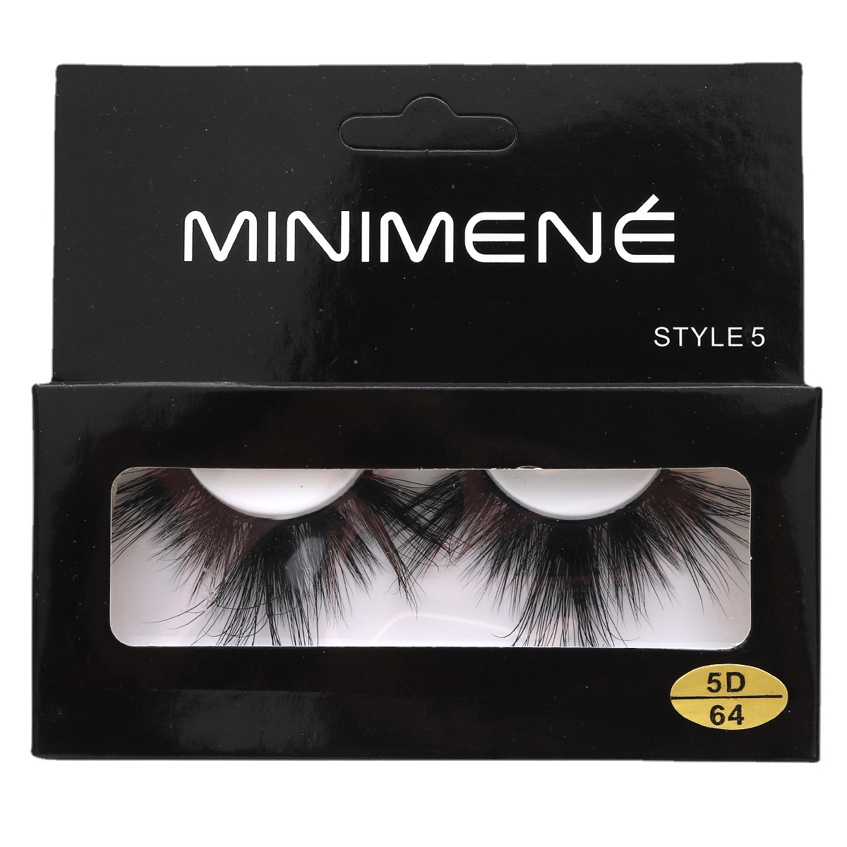 5D New Mink Hair False Eyelashes European and American Natural Thick False Eyelashes Lengthened 25mm Factory Wholesale Production