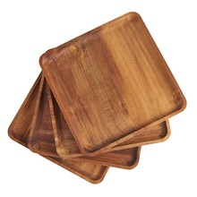 日式xiangs托盘实木长方形家用餐具茶水杯盘椭圆形碟西餐圆形盘子