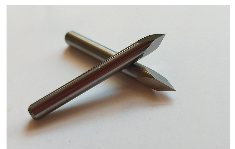 3.175mm 4mm 6mm抛光钨钢三棱三刃尖刀铜金属玉石石材三角刀刻刀