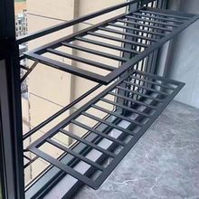 Multi-functional balcony drying rack guard can be opened跨境