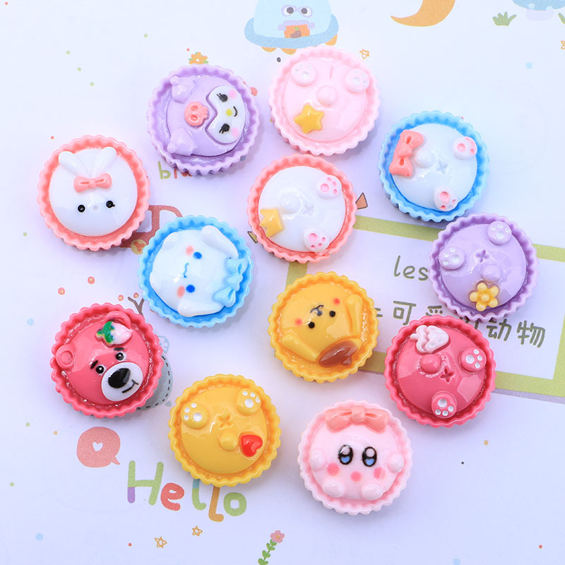 Bottle Cap Series Cream Glue Epoxy DIY Homemade Handmade Phone Case Material Package Barrettes Headband Wholesale Resin Accessories