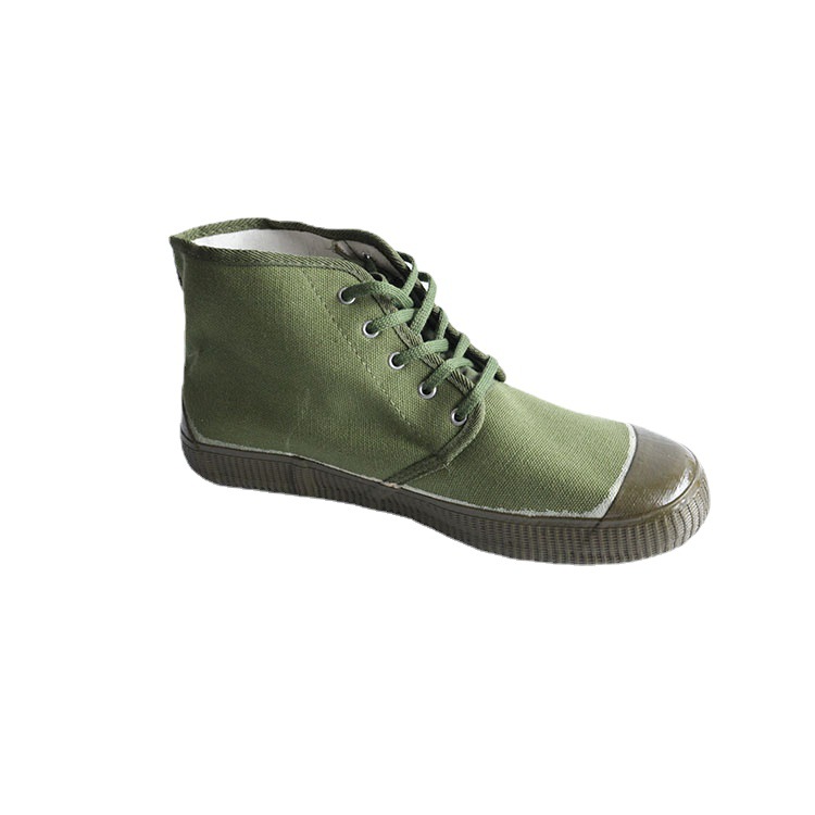 厂家直销3566鞋高帮军鞋批发军训鞋耐磨劳保鞋迷彩鞋黄球鞋