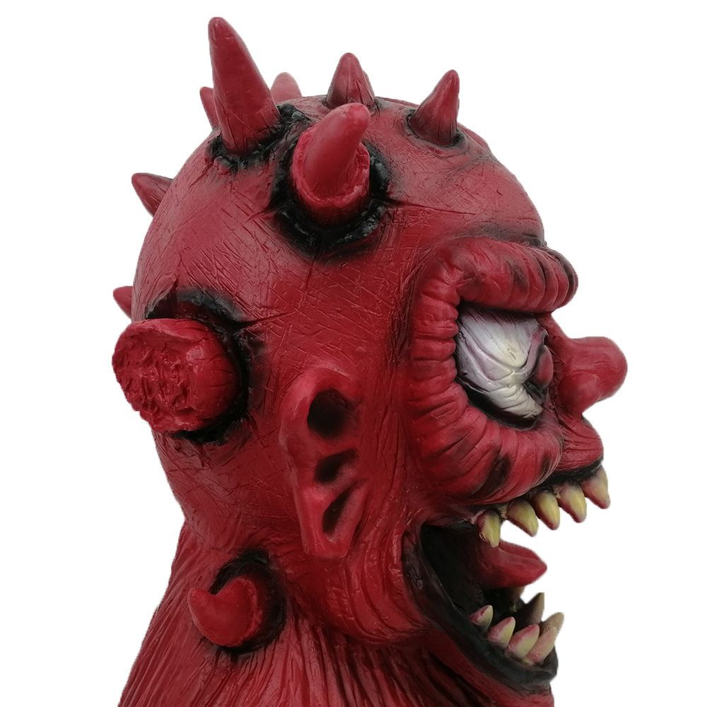 万圣节怪兽面具 影视周边哥斯拉角色扮演头套 恐怖派对面具