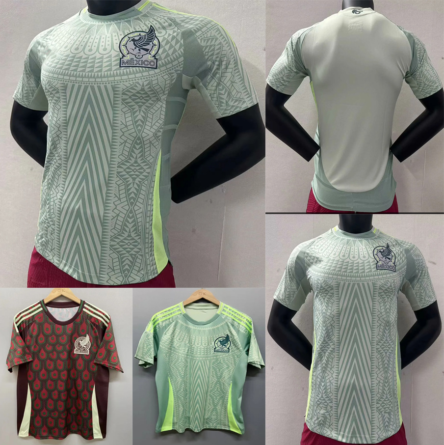 新款国家队墨西哥童装足球服球员版泰版成人比赛球衣 承接代发