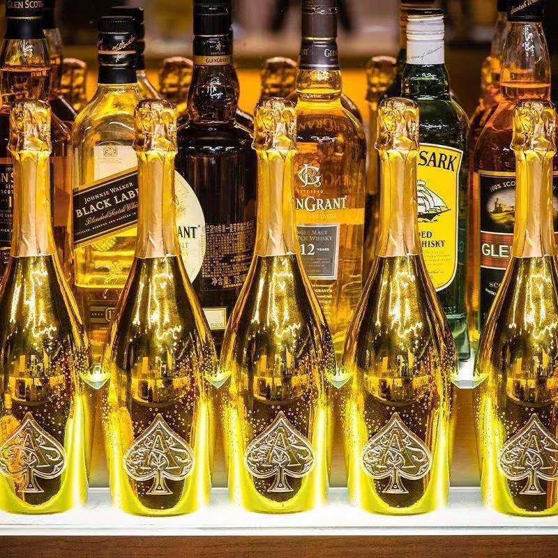 黑桃a香槟起泡酒女生无醇微醺葡萄酒送礼酒吧土豪金夜店专用