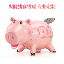 工厂定制树脂存钱罐火腿猪猪总动员可存可取儿童零钱储蓄创意卡通