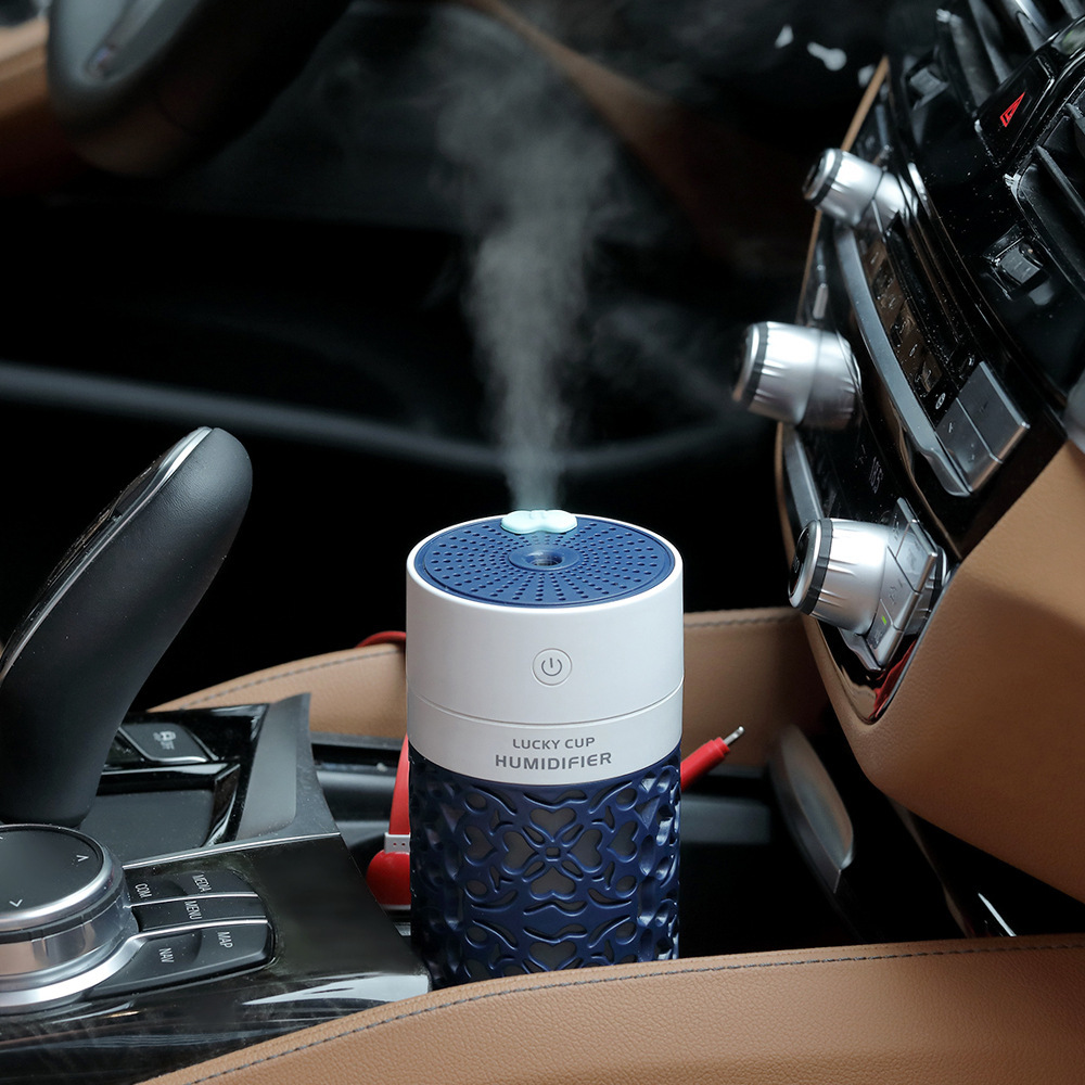 wish lucky cup humidifier car mini-portable usb three-in-one creative chinese style hydrating humidifier sqt