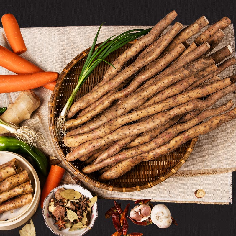 河南焦作温县垆土铁棍山药新鲜5斤铁杆淮山药怀山药农家特产-阿里巴巴