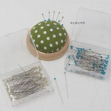 E0PB批发立体裁剪珠针耐热耐高温定位针缝纫固定透明色0.5mm直径