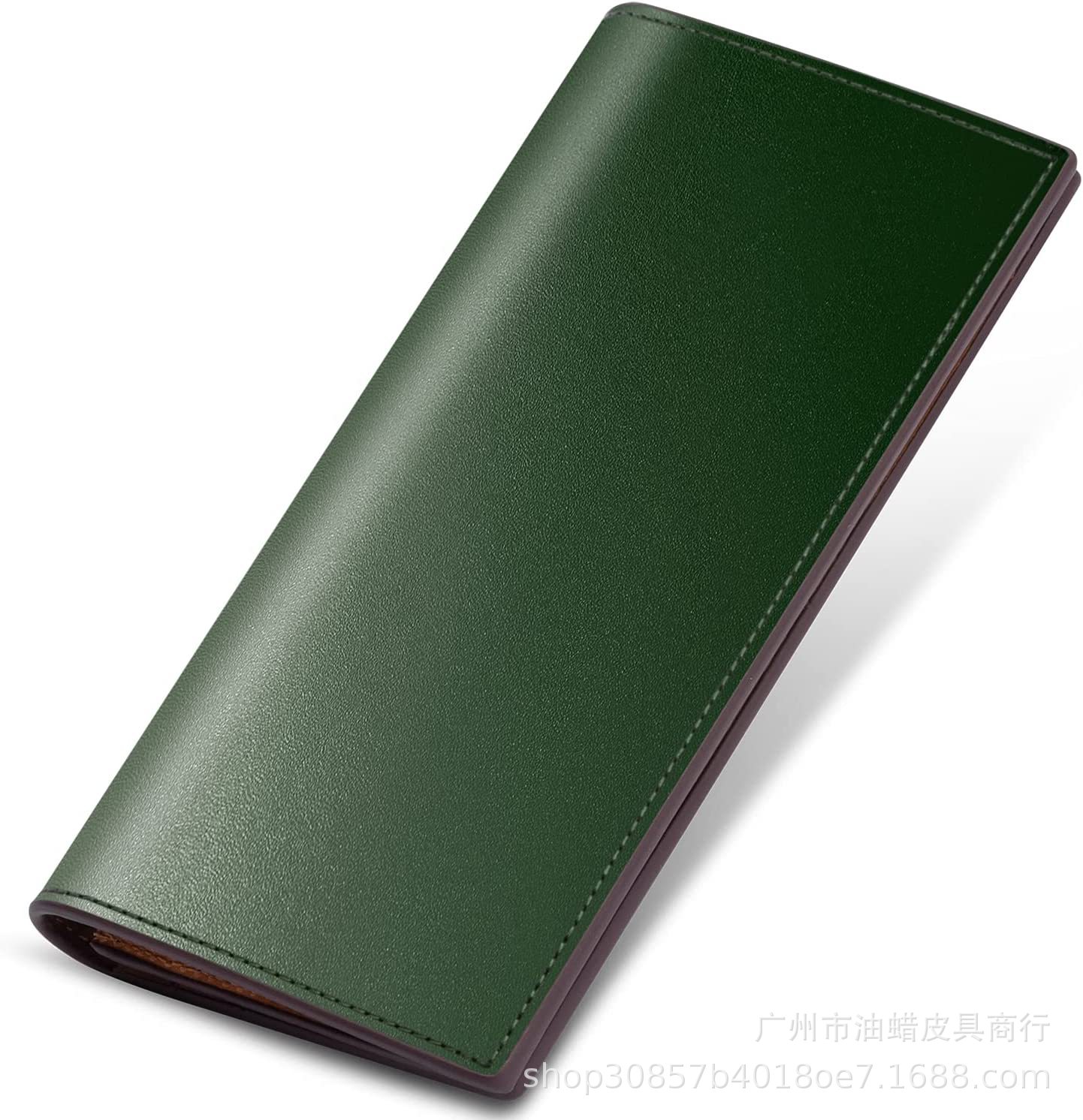 日本亚马逊新款真皮长款男士平纹钱包 高级感多功能大容量手拿包