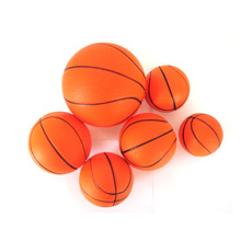 聚氨酯发泡PU运动篮球解压弹力海绵玩具可印logo宣传礼品球