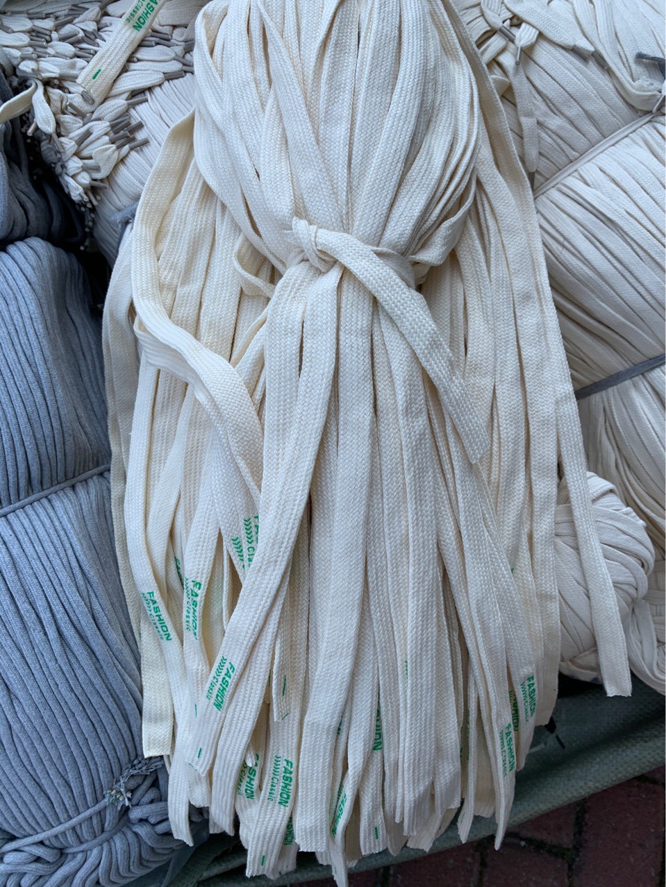 扁棉绳裤头裤绳子字母毛头宽棉绳印花