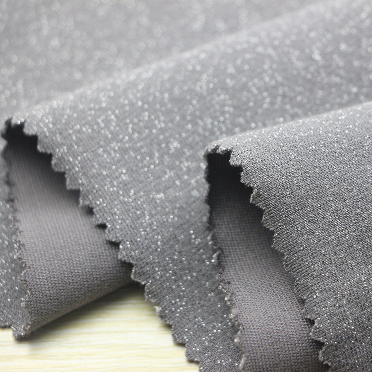 nr银丝罗马布尼龙人棉粘胶弹力锦氨纶打鸡布打基布双面布罗马布料