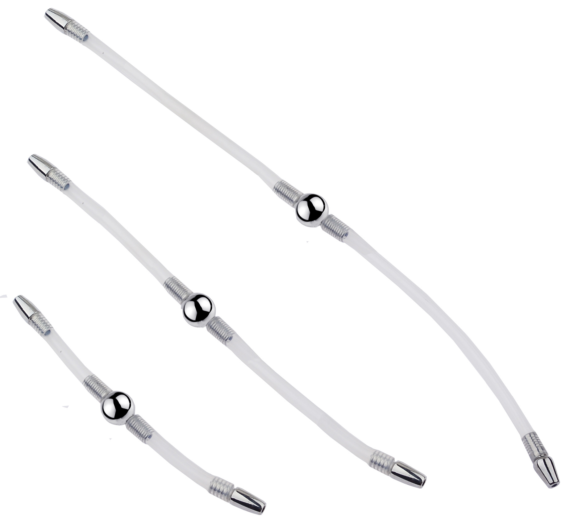 成人用品情趣用品另类玩具情趣男同志尿道扩张双人尿道管源头厂家