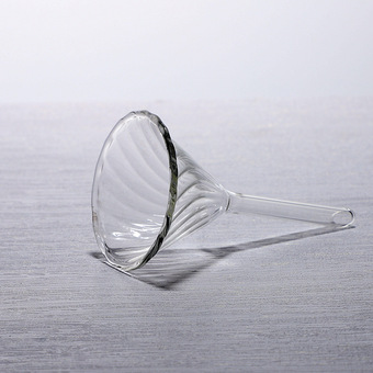 批发玻璃三角加料进料漏斗具标准口漏斗过滤加液磨口三角漏斗