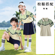 汕尾校服 广东华师附中 纯棉夏季上衣短袖短裤套装男女通用运动服