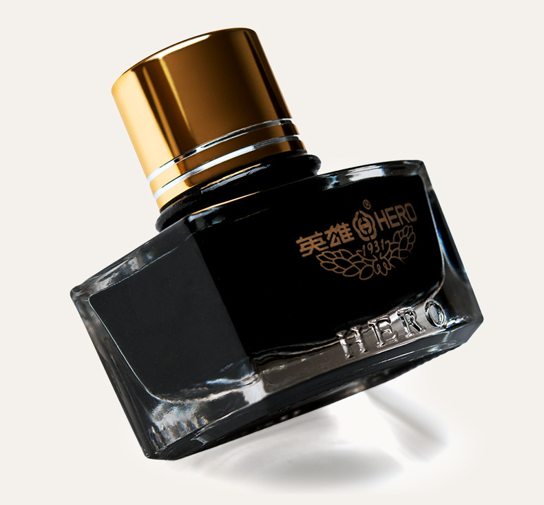 hero英雄墨水9003非碳素黑色钢笔墨水60ml
