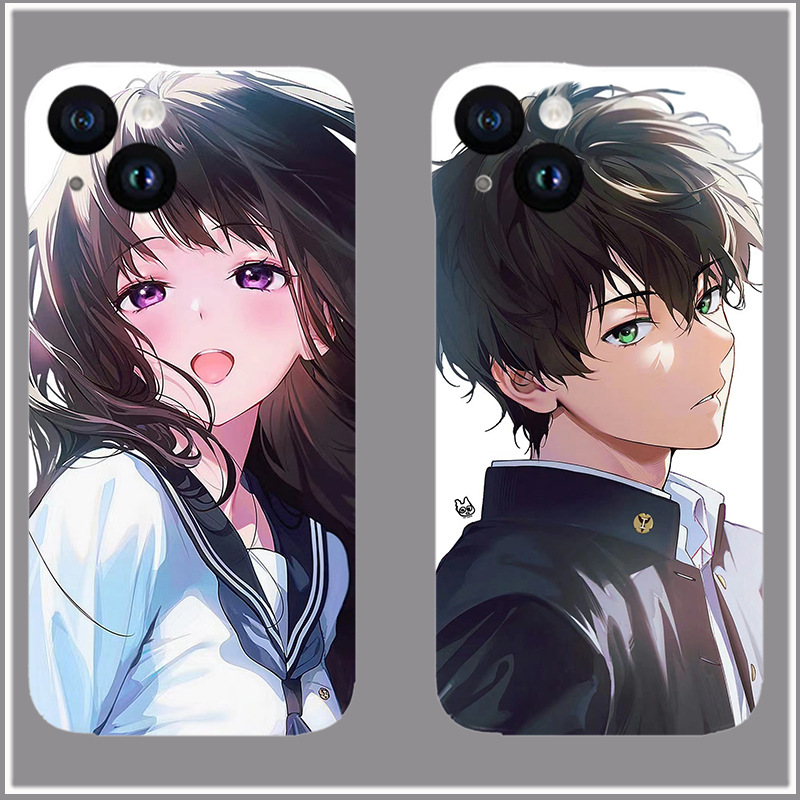 适用于情侣冰菓田爱瑠菲林软iphone15promax手机壳14xr苹果7plus