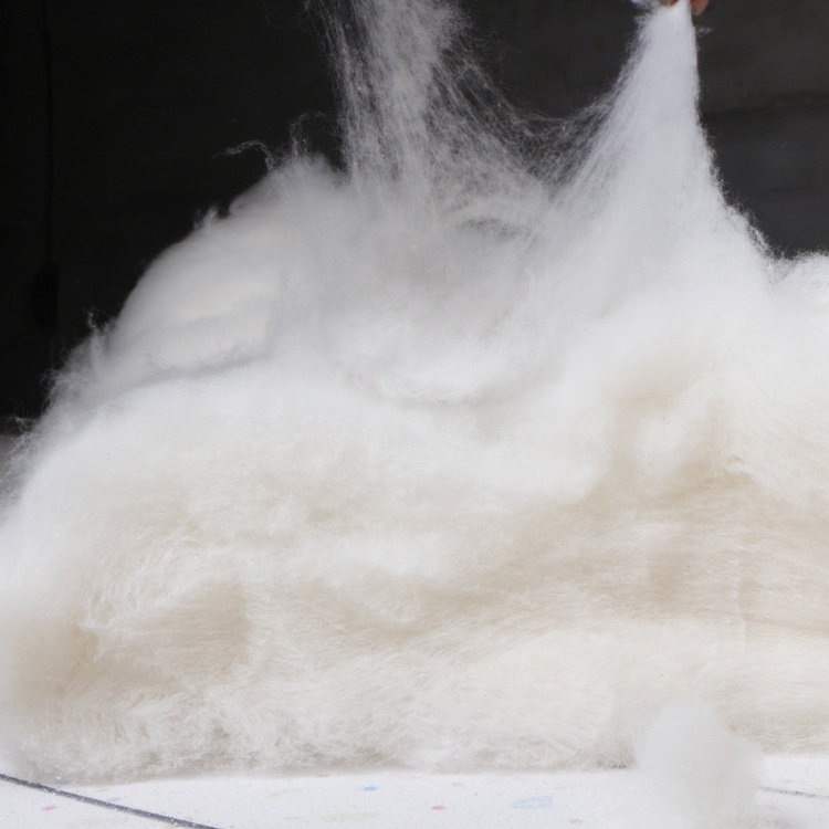 新疆优质长绒棉棉花卷 棉花 散棉皮棉 衣服棉袄被子填充物