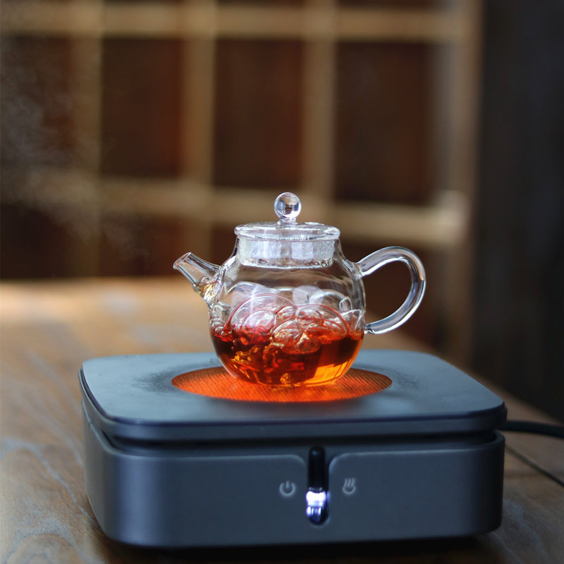 ib9b小号100ml迷你小茶壶 一人用泡茶壶耐热玻璃单个带过滤小