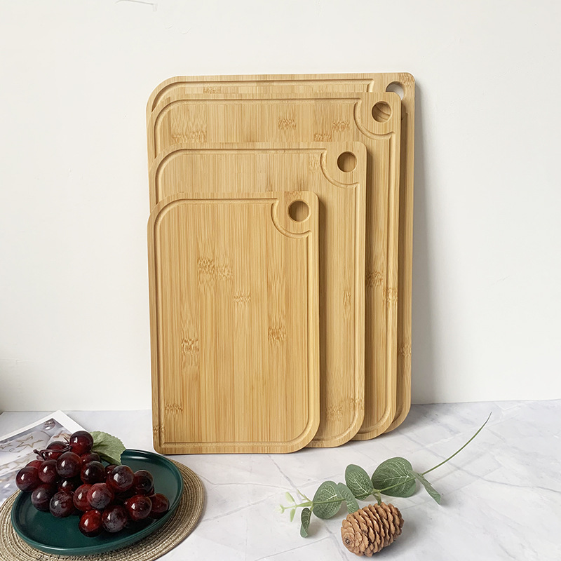 Strictly Selected Bamboo Cutting Board Wholesale Household Cutting Board Chopping Board for Fruits Kitchen Chopping Board Craft Bamboo Cutting Board Set]