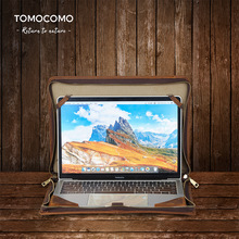 防划透气适用于MacBookPro16保护套真皮电脑包多功能疯马纹包便携