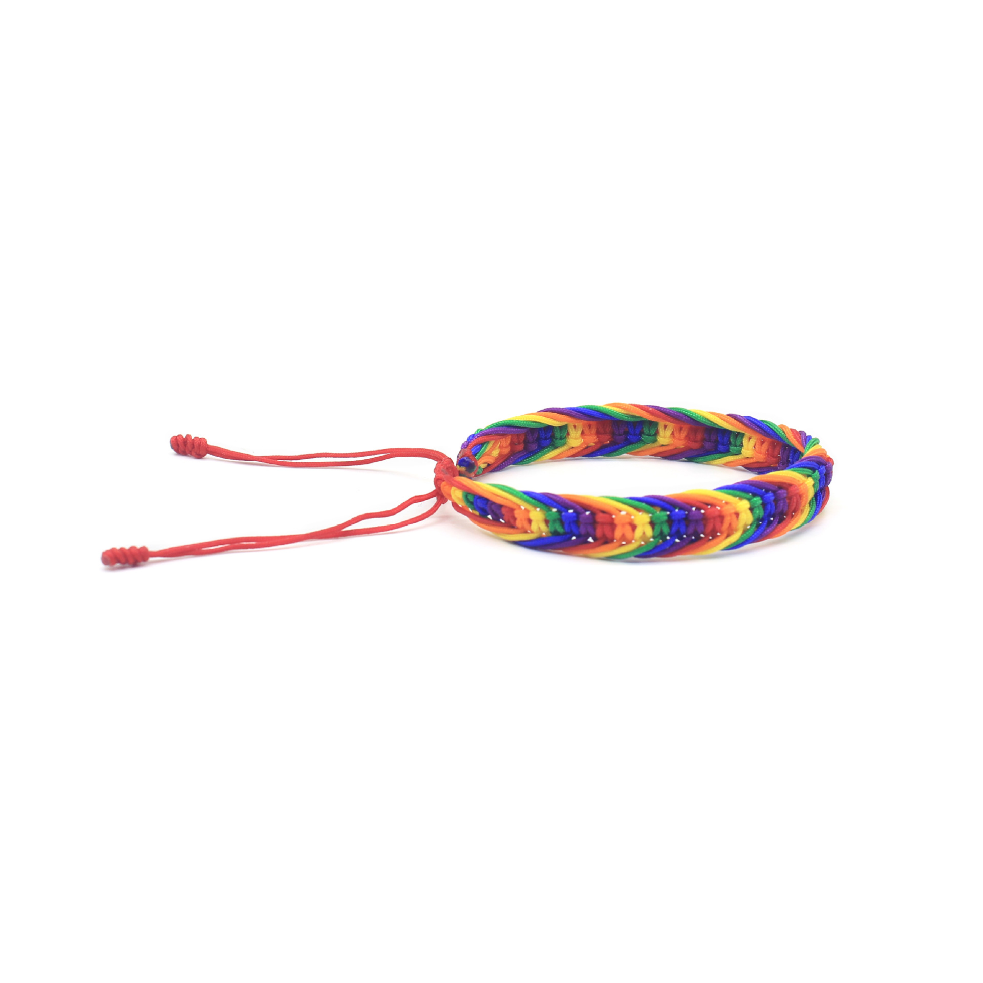 Rainbow Hand Woven Hand Rope Unisex Cross-Border Hot Selling Nepal Friendship Bracelet Adjustable