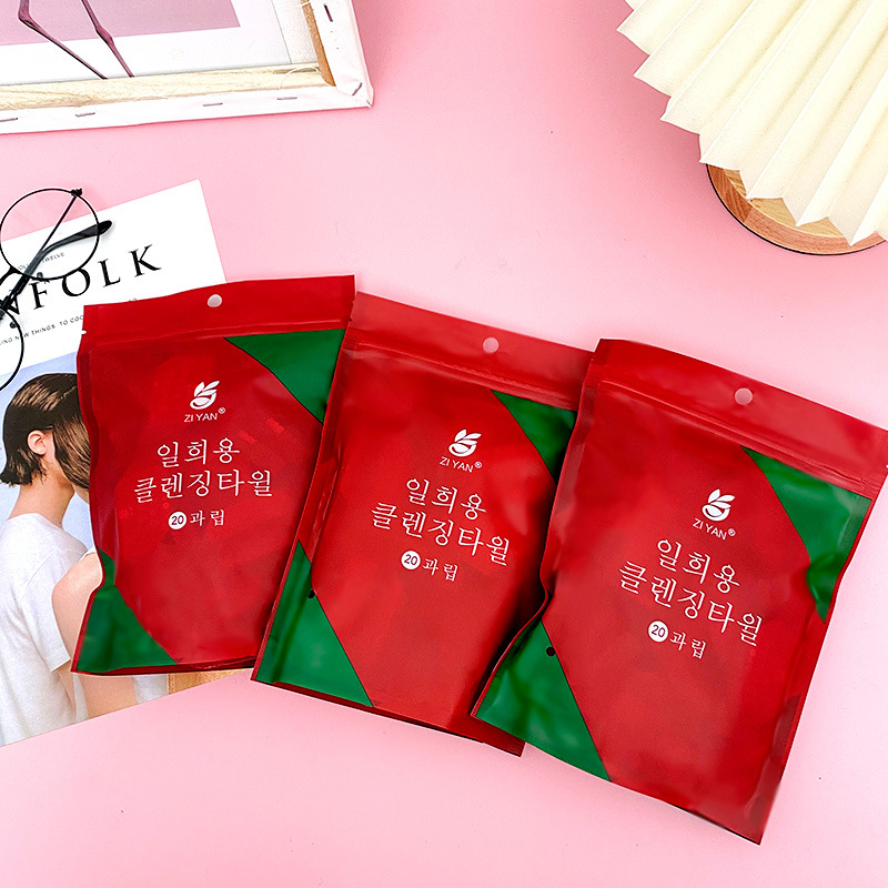 Factory wholesale disposable compressed towel candy cotton padded face towel hotel travel convenient bag 20 image