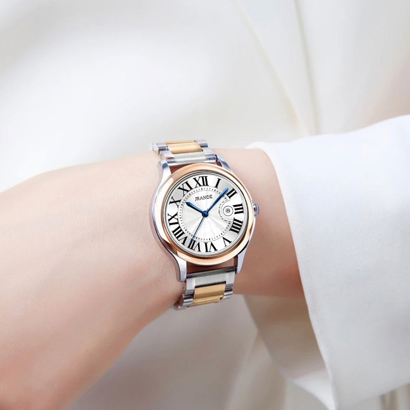 Song Langdi Disc Watch Female Refined Grace Women's Quartz Watch Best-Seller on Douyin Fashion Steel Belt Waterproof Watch