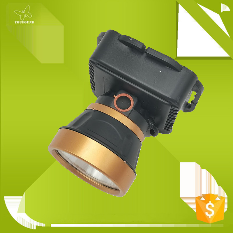 新款led强光矿灯批发夜钓鱼防水露营户外头戴式 超亮充电感应头灯