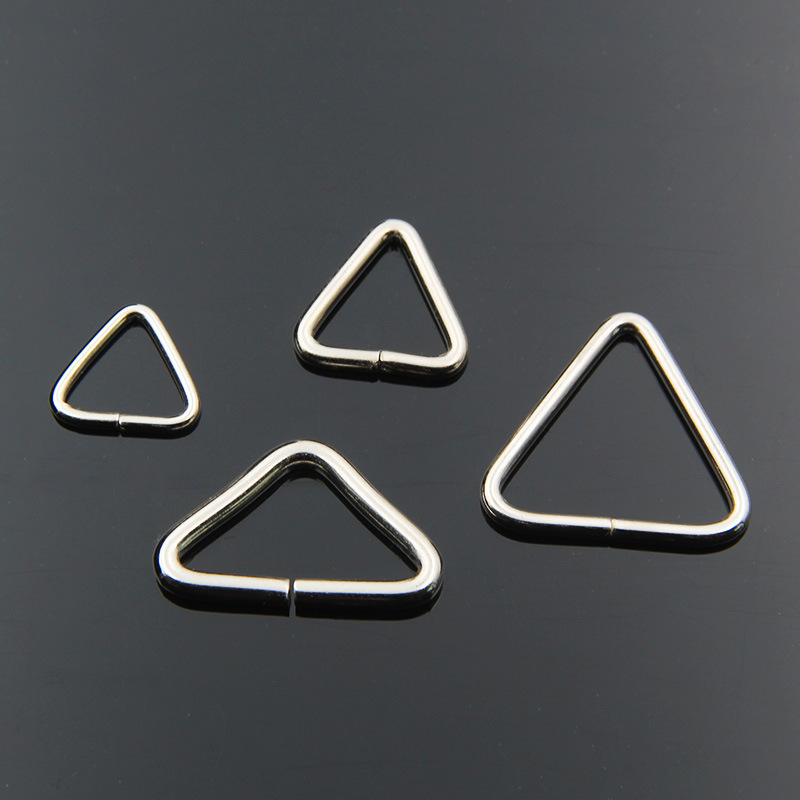闭口三角扣三角形配件金属三角圈三角形 不锈钢连接扣 铁三角配件