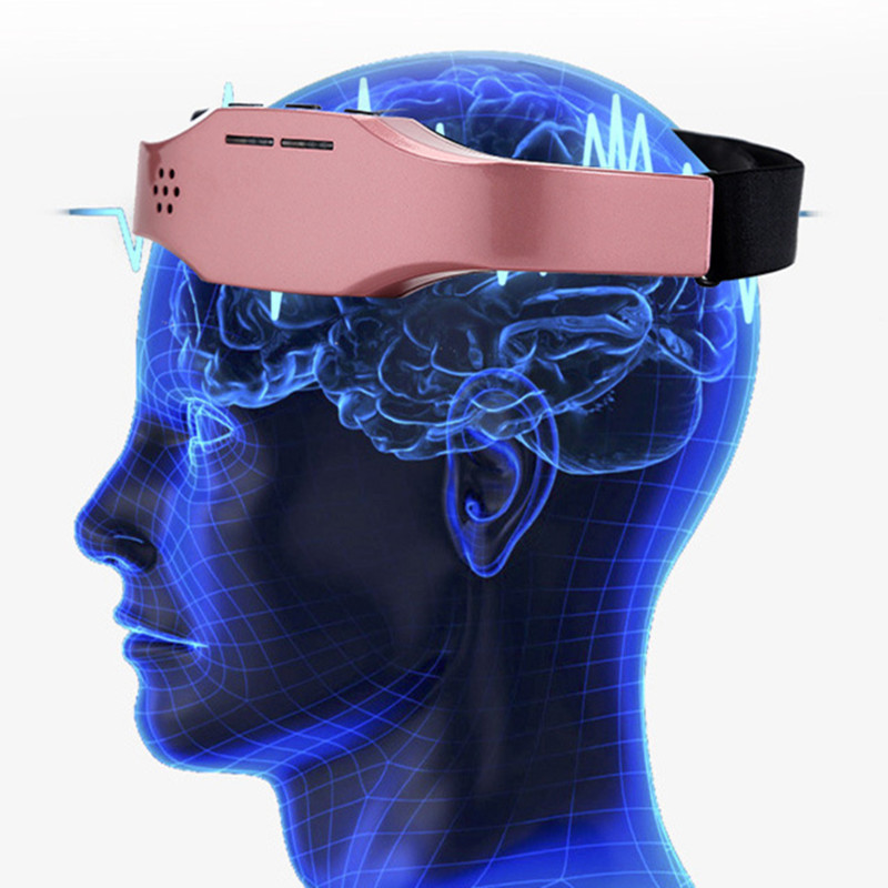 电商热销头部按摩器针灸式脑部助眠仪促进睡眠帮助睡眠电动睡眠仪
