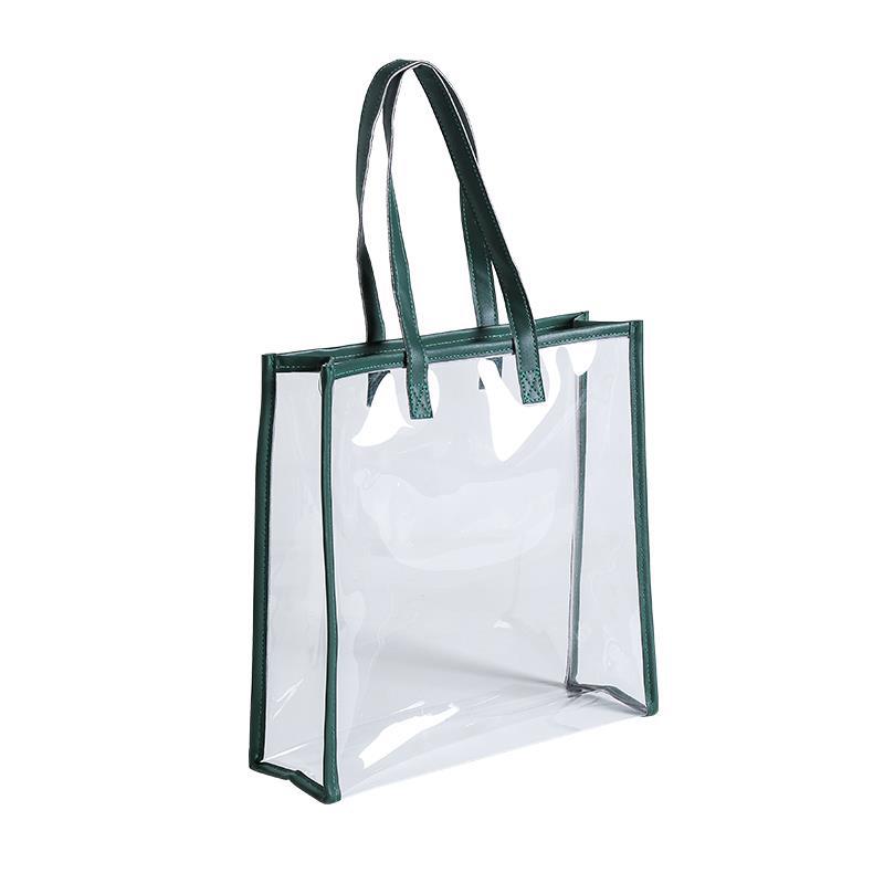 网红pvc透明手提袋ins约礼物礼品袋定制活动赠品手拎果冻防水