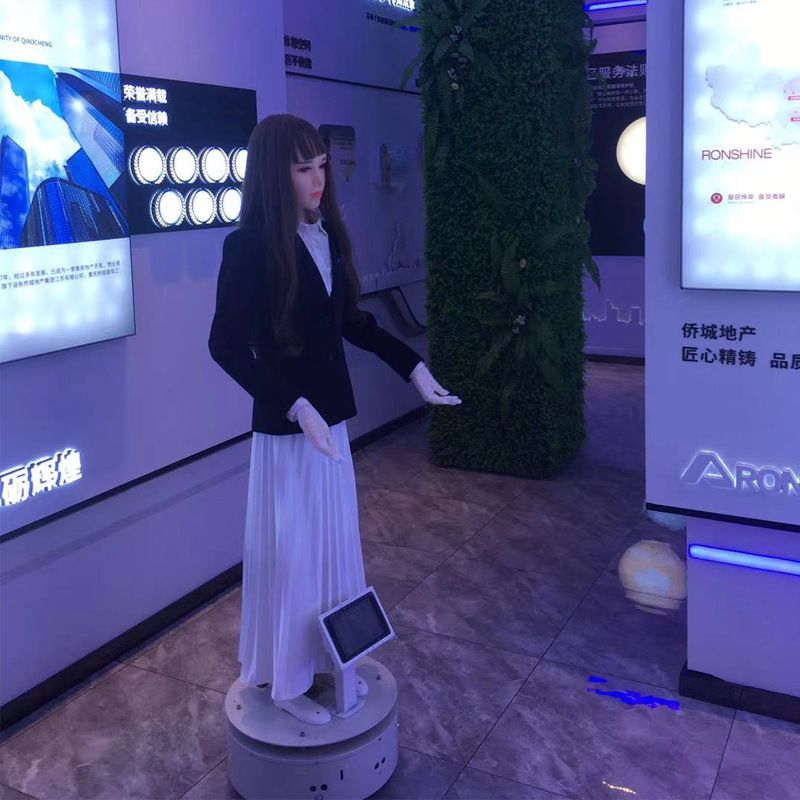 智能仿真人形迎宾机器人
