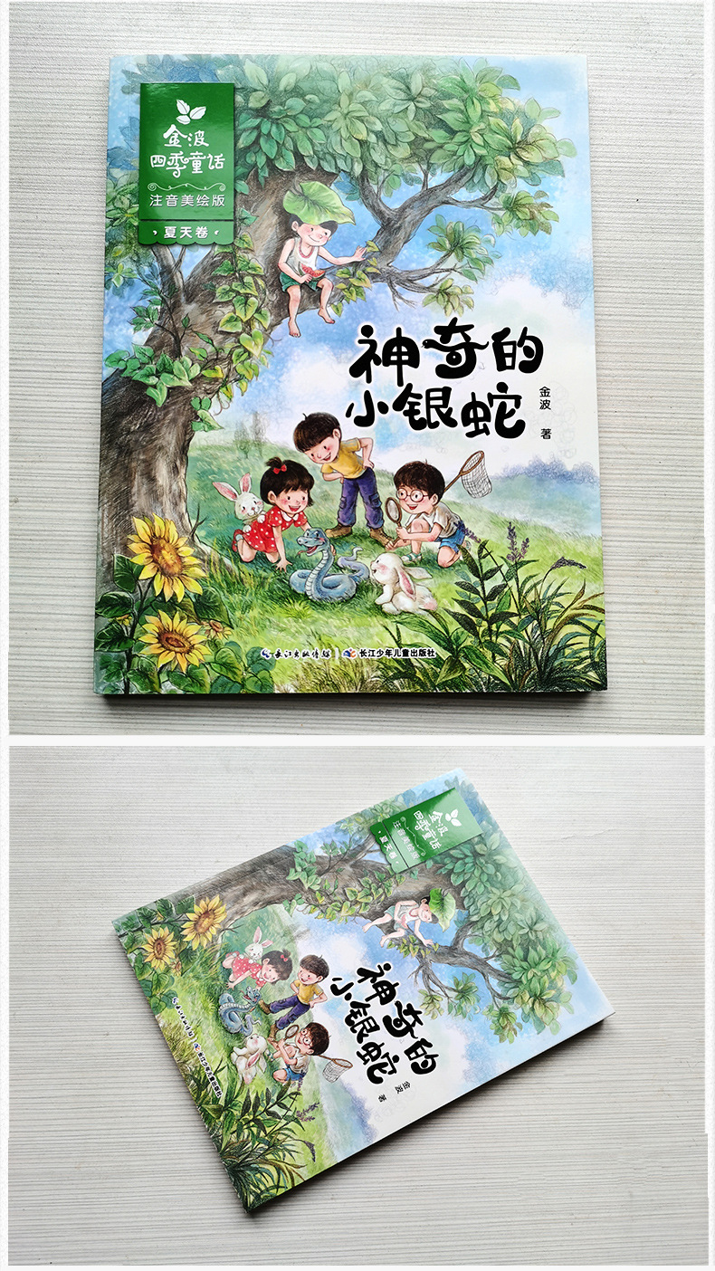 神奇的小银蛇 注音版彩图金波四季童话集四季美文作品精选金波的