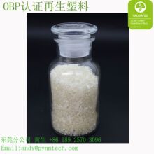 OBP认证Plastic再生PCR塑料 PET颗粒  Recycled PET塑胶粒子