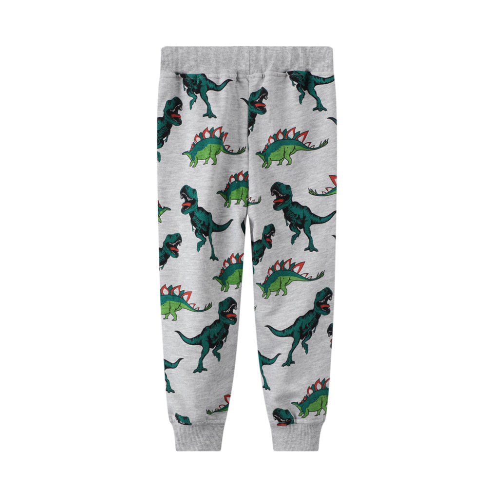 儿童卫裤恐龙秋款上新2021欧美男童裤子跨境货源洋气潮男童裤批发