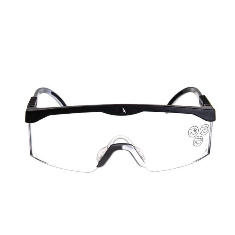 代尔塔 101155 防冲击防雾打磨防飞溅防风沙骑行透明镜片防护眼镜-阿