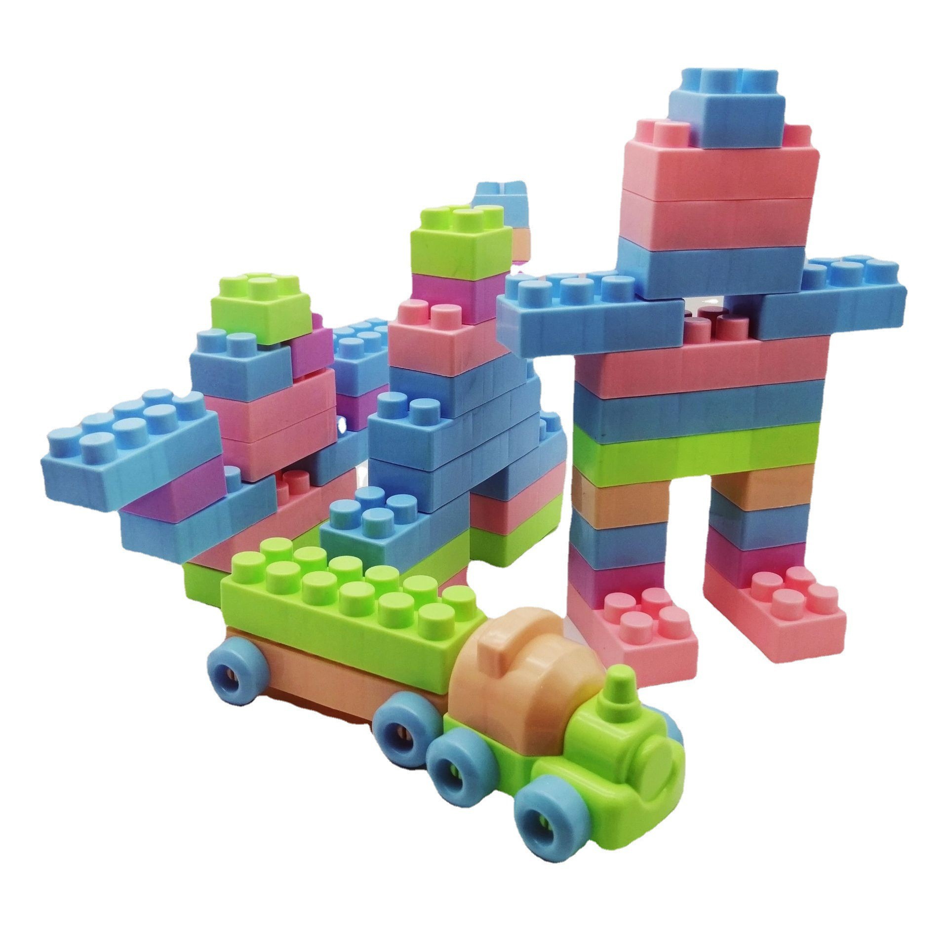 大颗粒积木手脑协同潜力开发亲子互动益智积木