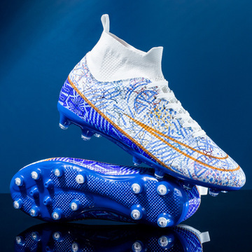 temu跨境爆款足球鞋男ag长钉tf碎钉儿童大童男童学生训练鞋球鞋子