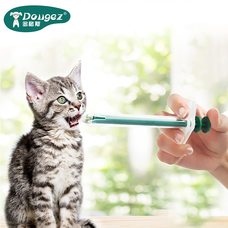 按压式宠物喂药器 猫狗干湿双用两件套喂药棒 小动物喂奶器