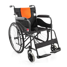鱼跃轮椅车铝合金老人轮椅折叠轻便老年手动代步车手推轮椅车