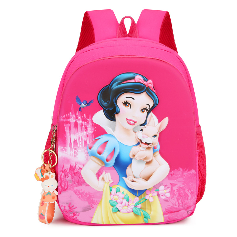 新款书包幼儿园女孩背包爱莎白雪公主卡通可爱轻便儿童背包-阿里巴巴