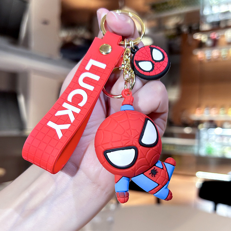 Spider-Man League of Legends Keychain Pendant Key Chain Key Ring Small Gift Car Key Ring Factory Wholesale